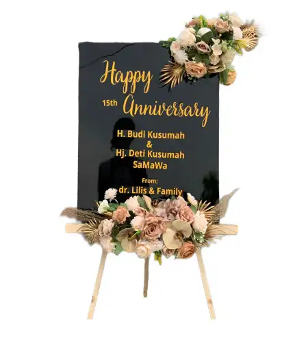 Papan Bunga Akrilik Limpung