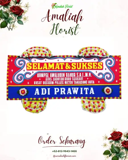 Papan Bunga Ucapan Selamat Limpung